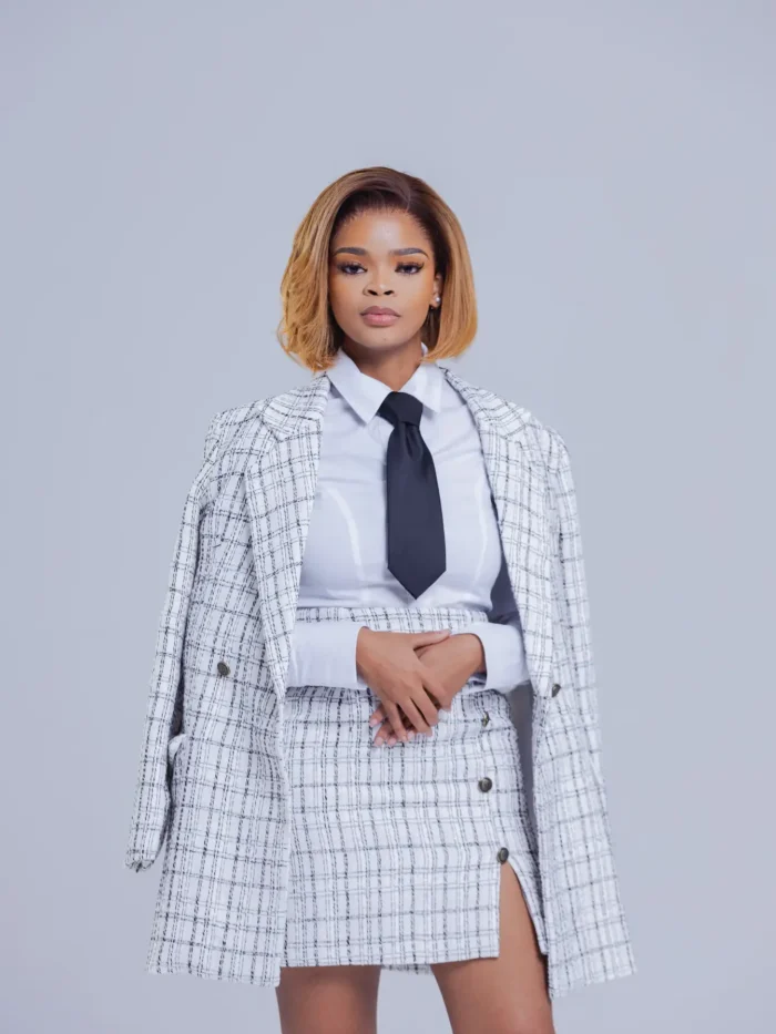 Monochrome Executive Tweed Ensemble